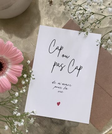 Carte "Cap ou pas Cap"