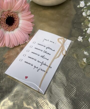 Mini carte "Pour ma mamie"