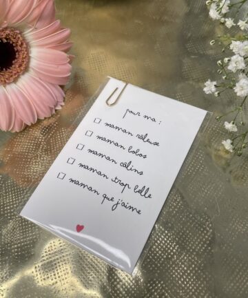 Mini carte "Pour ma maman"