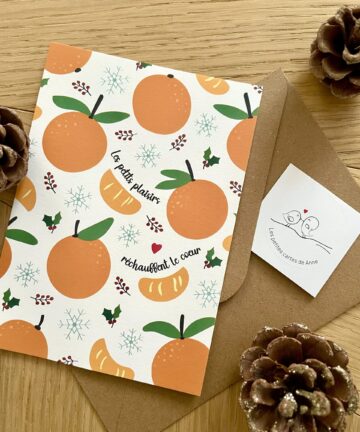 Carte "Les petits plaisirs"