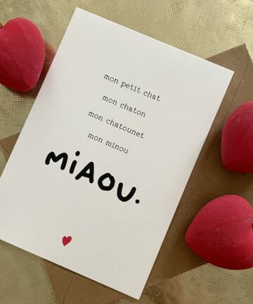 Carte "Miaou"