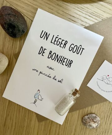 Carte "Bonheur salé"
