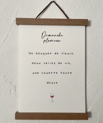 Cadre "Dimanche pluvieux"