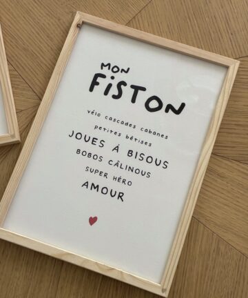 Affiche "Mon Fiston"