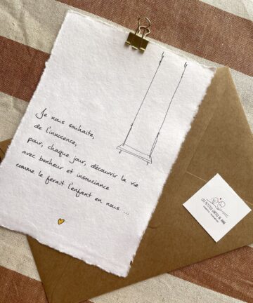 Affiche A5 Souhait "Innocence"