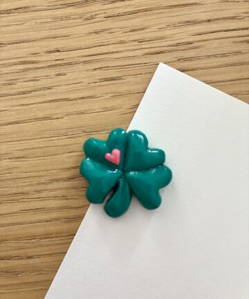 Aimant "Trèfle à 4 feuilles dodu"