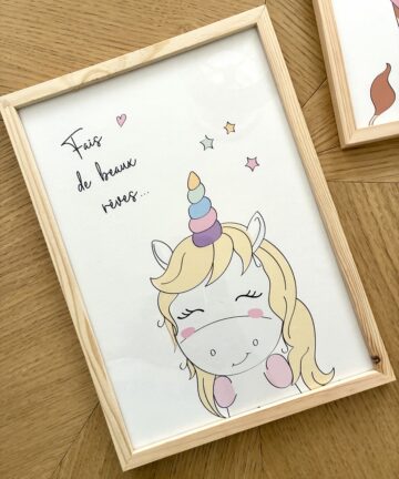 Affiche "Licorne"