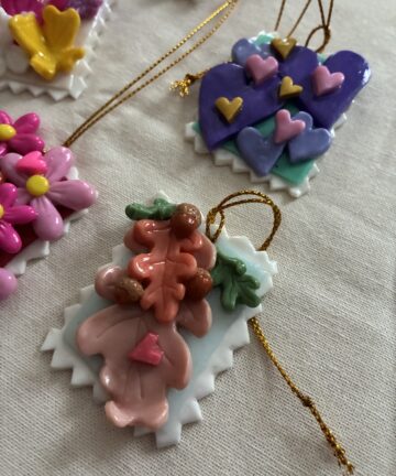 Suspension Small "Feuilles de chêne"