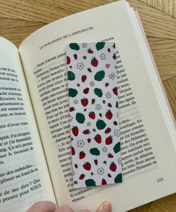 Marque-Page "Fraises des bois"