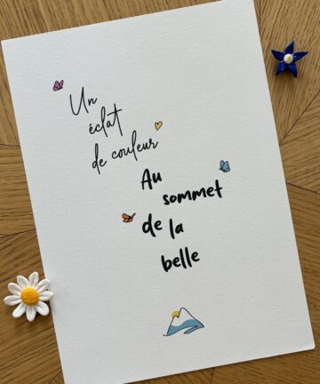 Affiche "La belle montagne"