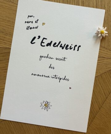 Affiche "Edelweiss"